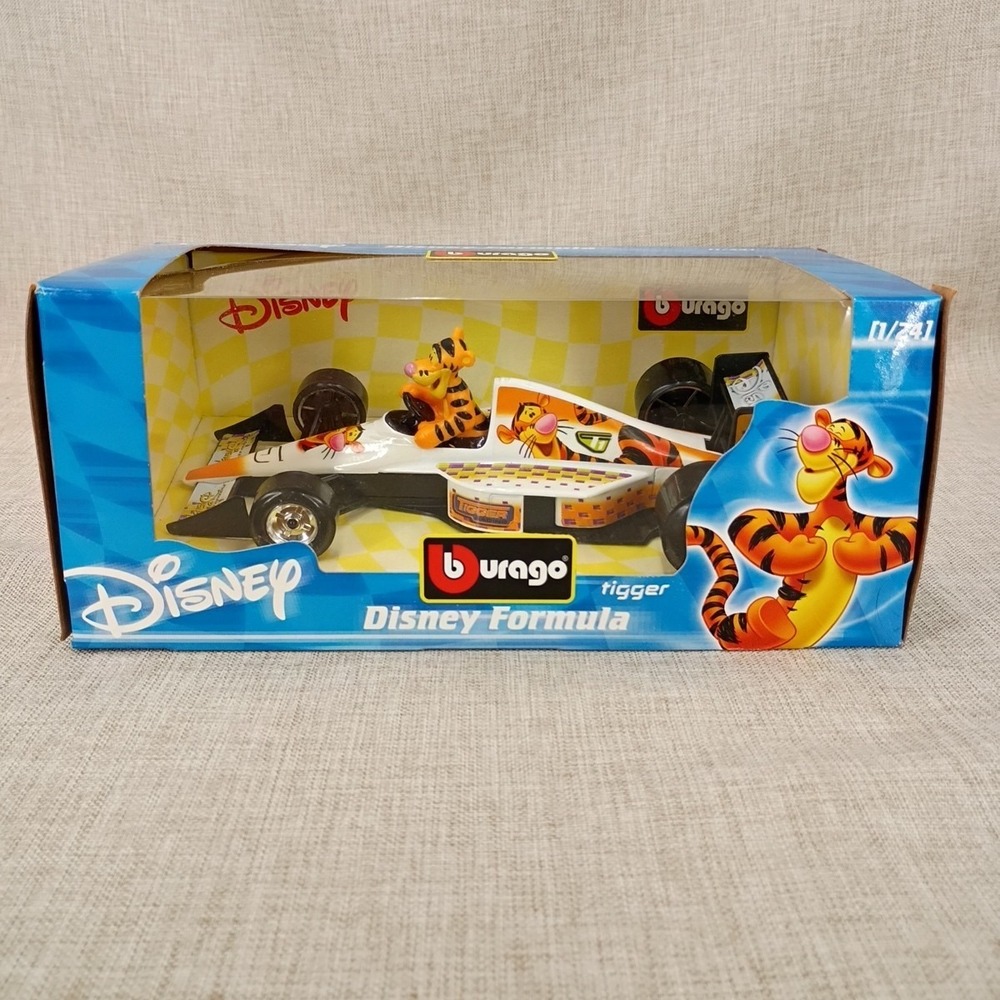 Bburago 1:24 Scale Diecast Disney Formula Tigger Racing Car Burago NIB